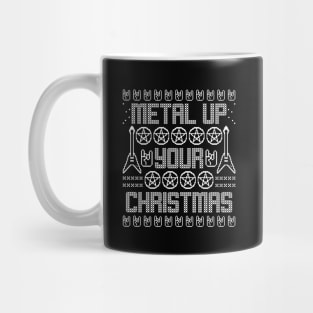 Heavy Metal Music Band Christmas Ugly Christmas Sweater For Metalheads Mug
